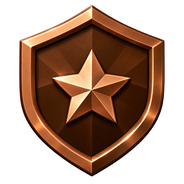 Bronze level emblem